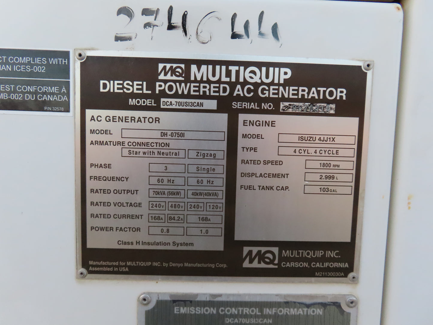 MQ DCA 70USI