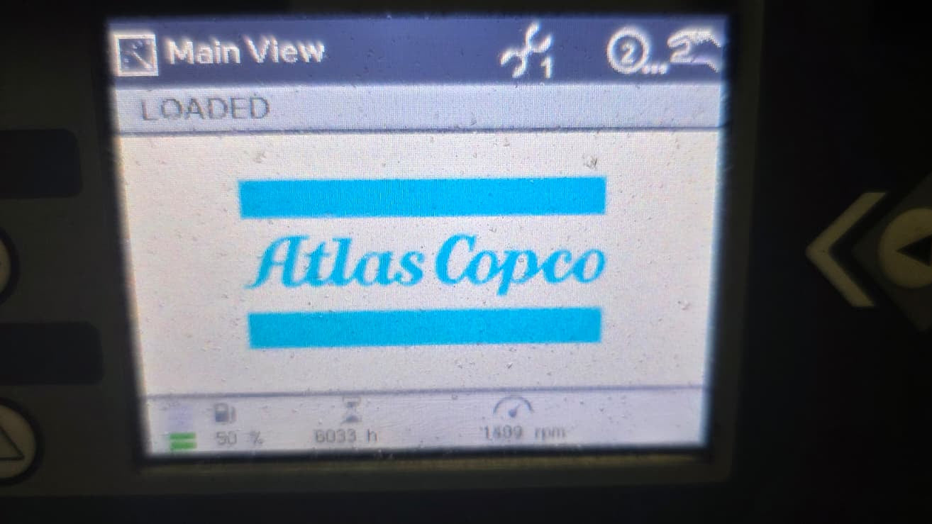 2018 ATLAS COPCO XATS 400 CFM MOBILE DIESEL AIR COMPRESSOR